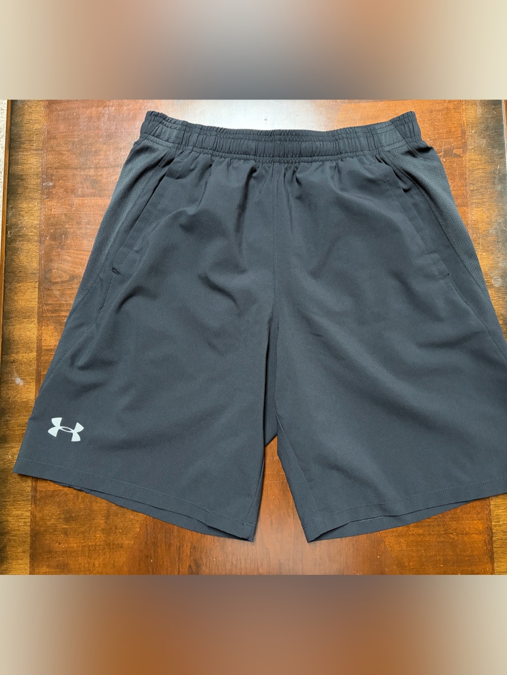 Under Armour Black Men's Running Shorts with Logo